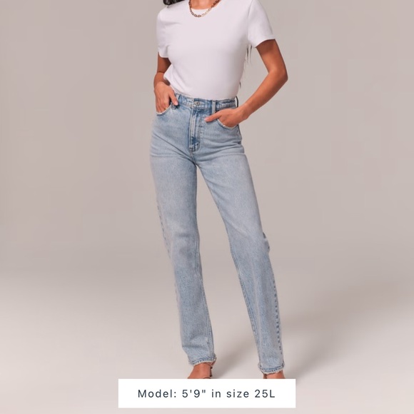 Abercrombie & Fitch Pants - Abercrombie ultra high rise 90s straight jean
